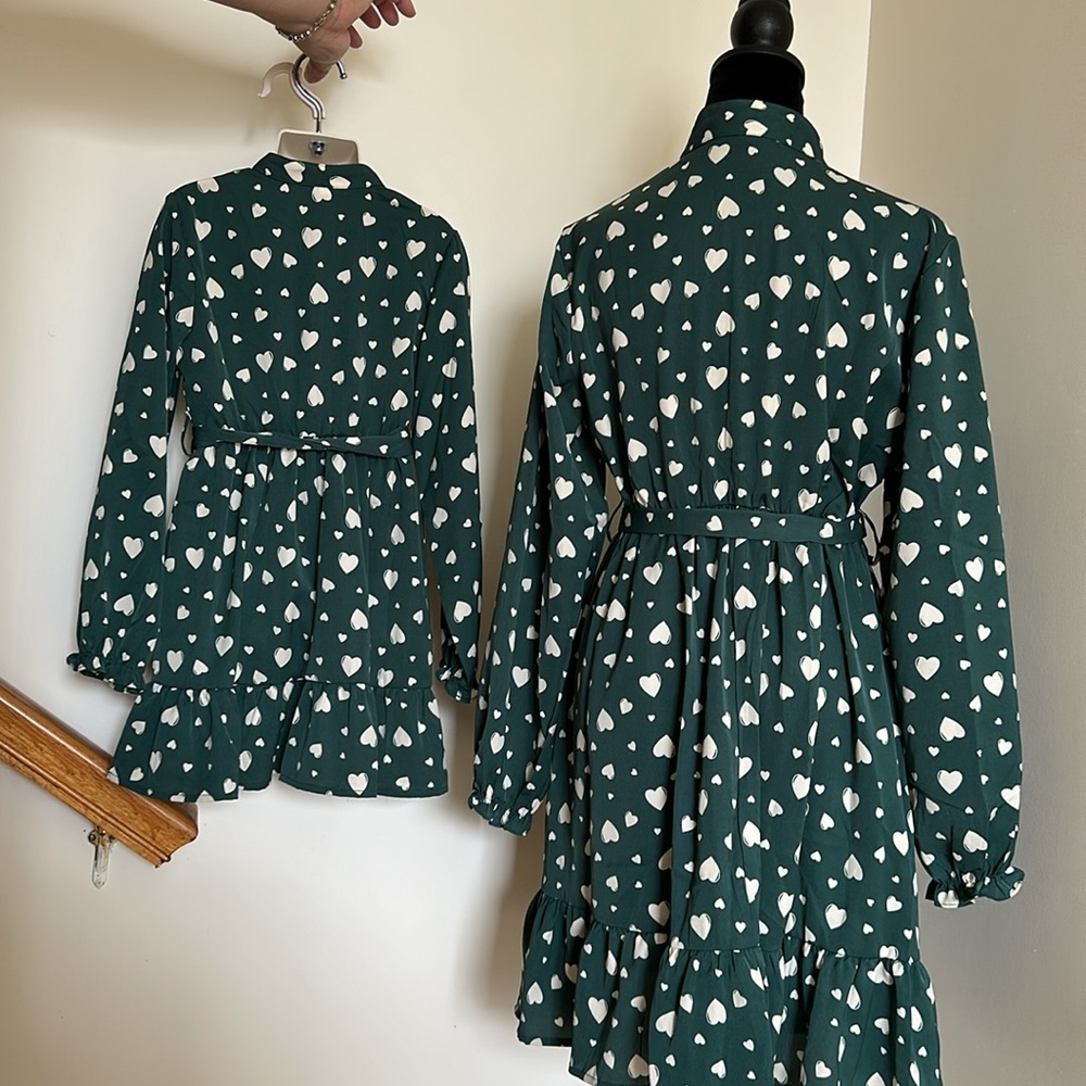 Mommy and Me dress set Women’s size M toddler size 5T - Picture 2 of 4